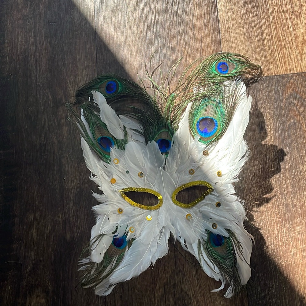 Face mask mascaraed perfect for a party